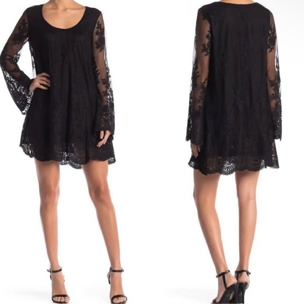 NWT Show Me Your‎ Mumu Fannie Flow Dress in Black Size Medium
